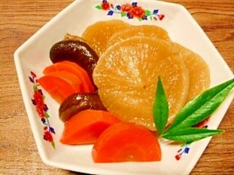 へそ大根☆椎茸煮